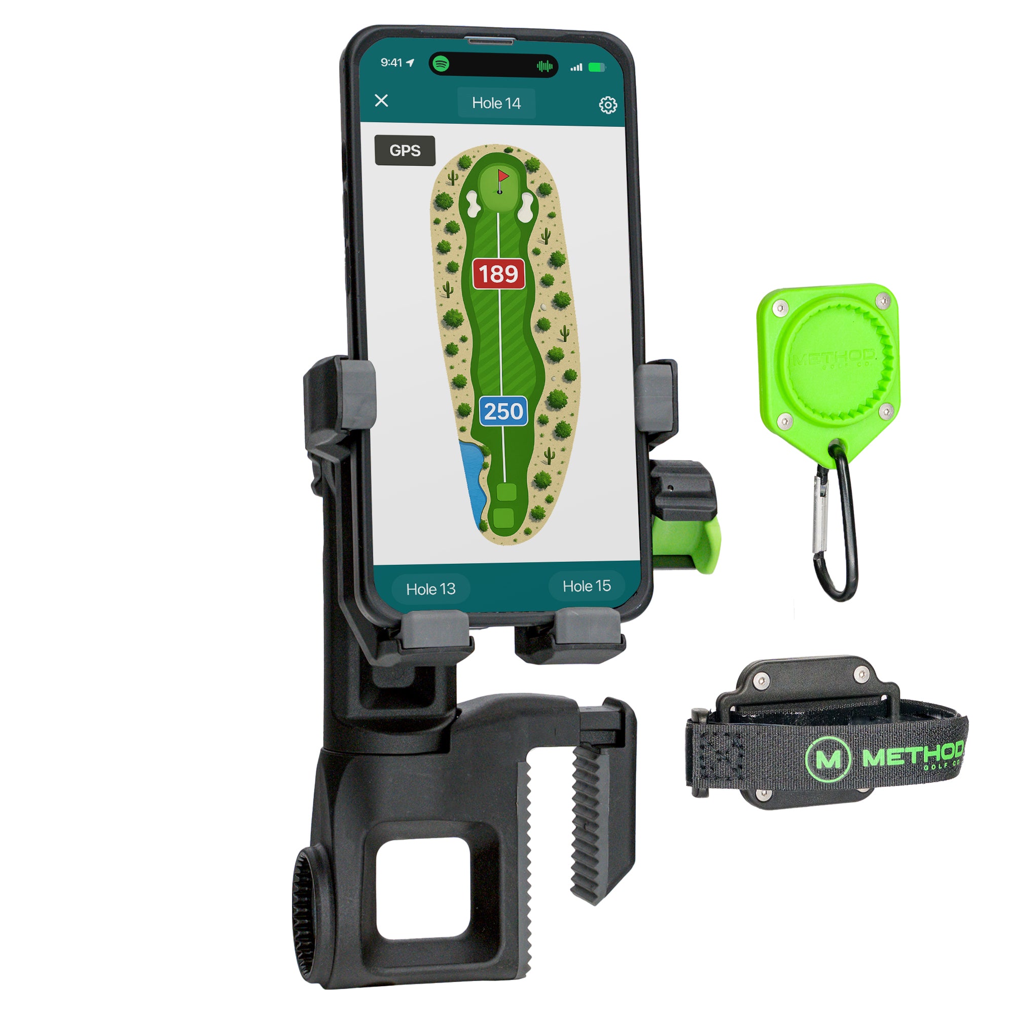 CarryStack Premium Phone Holder For Golf Bags – Method Golf Co