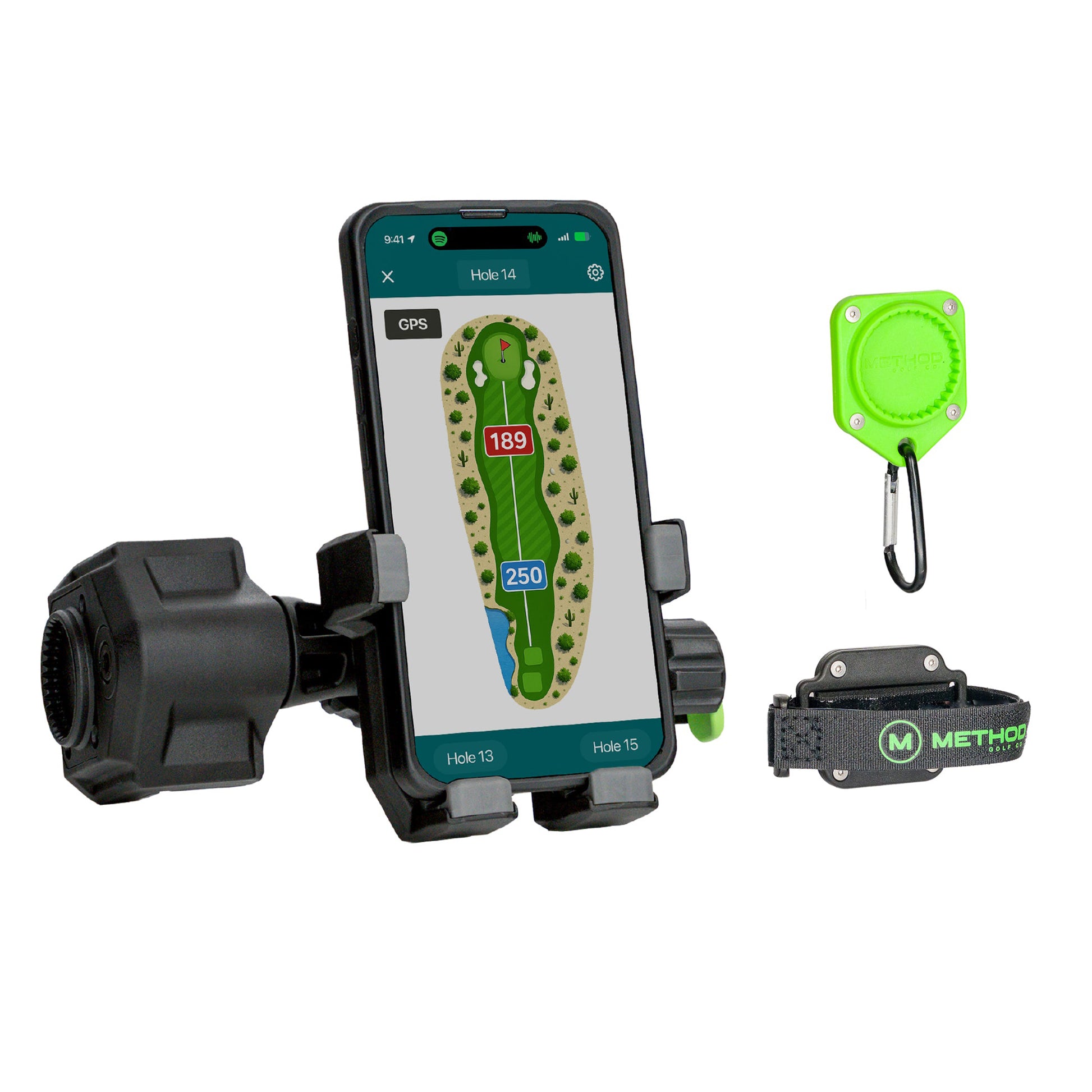 RiderStack Premium Phone Holder For Golf Carts – Method Golf Co