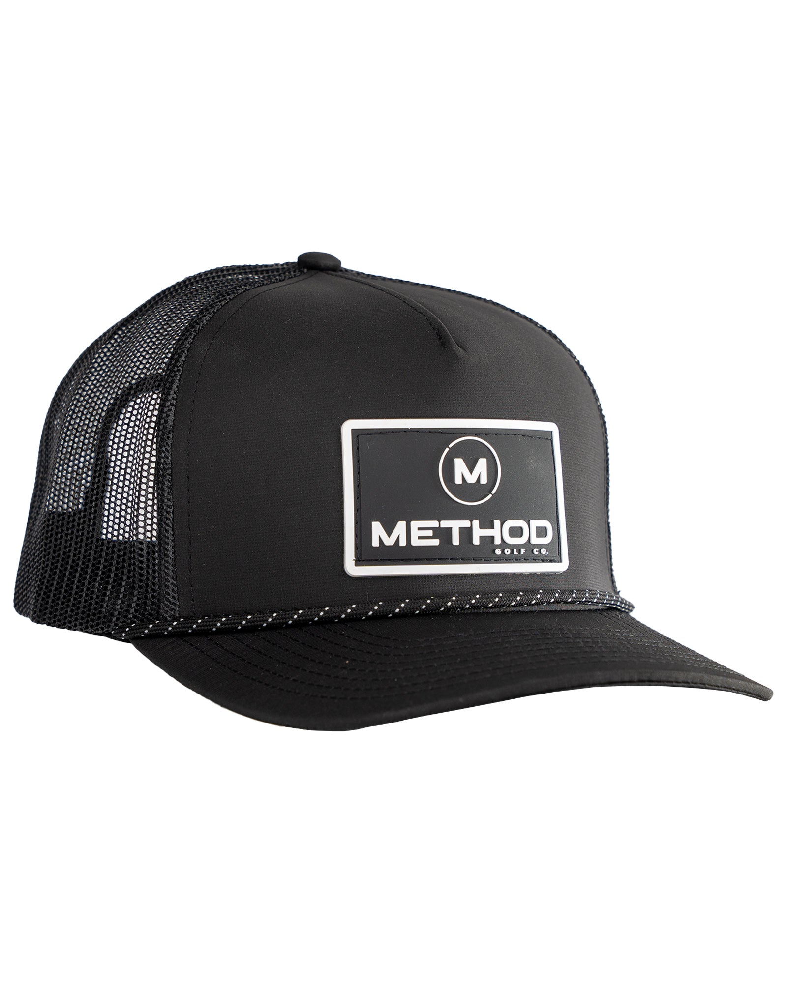 Method Golf Hat - Black/Rope - Black Patch