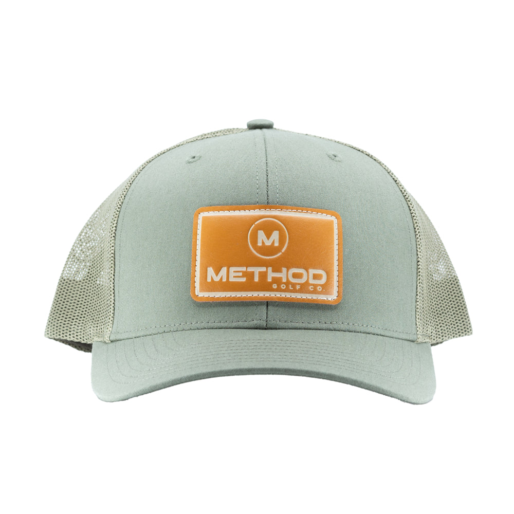 Method Golf Hat Green Leather